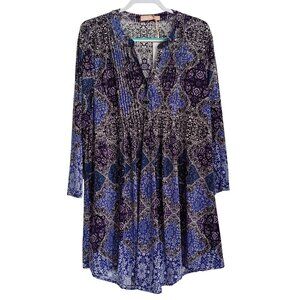 La Cera Breathable Nightgown House Dress Loungewear 3X Rayon Pockets NWT